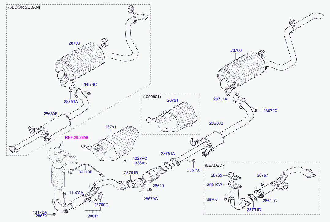 Hyundai 39210-23950 - Lambda Sensor autospares.lv