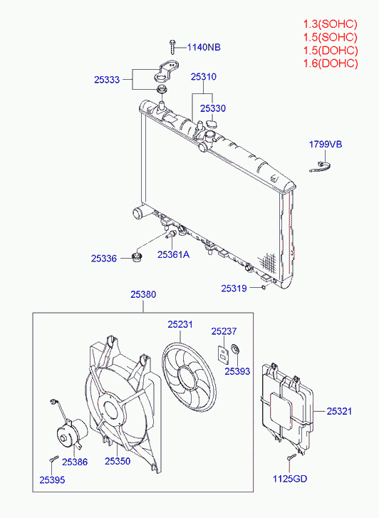 Dodge 25330-33101 - Radiator hose & reservoir tank: 1 pcs. autospares.lv