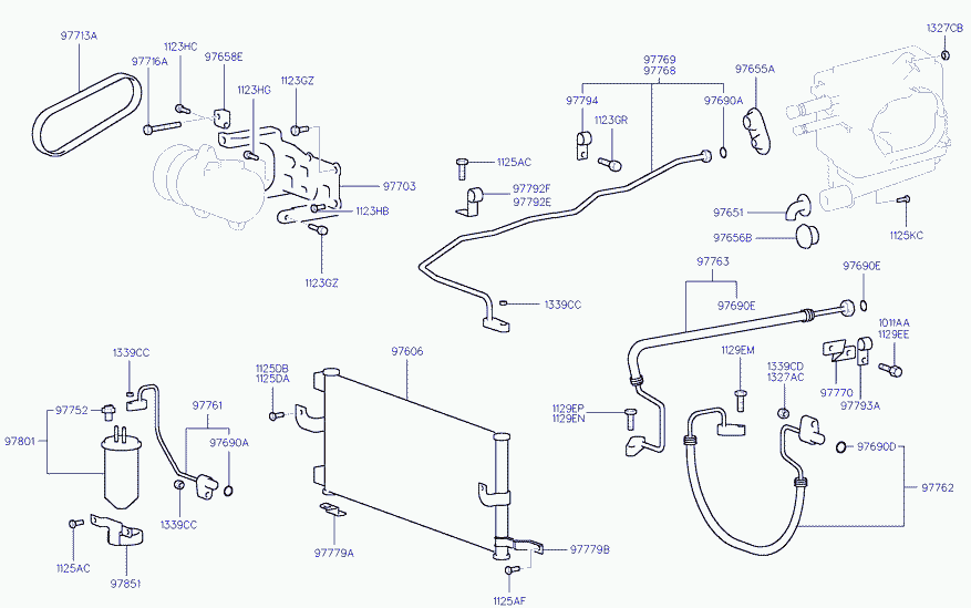 Dodge 9771302000 - A/c system - cooler line: 1 pcs. autospares.lv