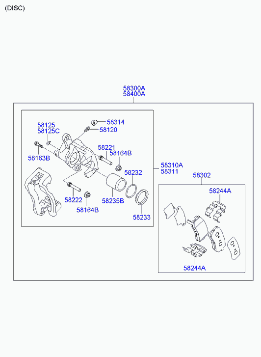 Buessing 58302-1JA31 - Rear axle: 1 pcs. autospares.lv