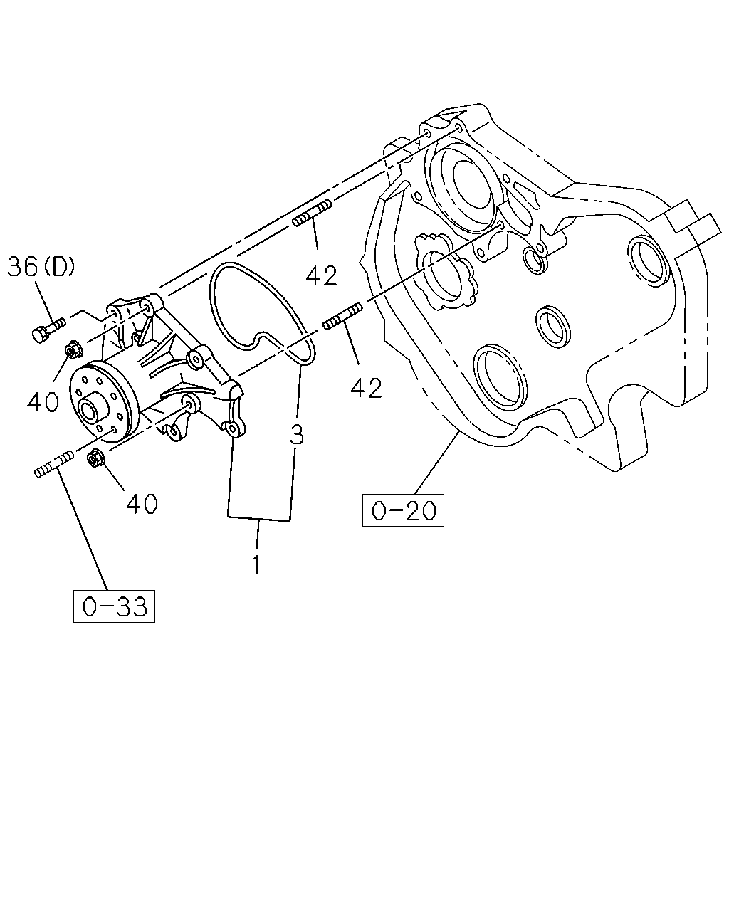 Opel 8.97167.554.0 - 0-30 - water pump and corrosion resistor, 4jg2: 01 pcs. autospares.lv