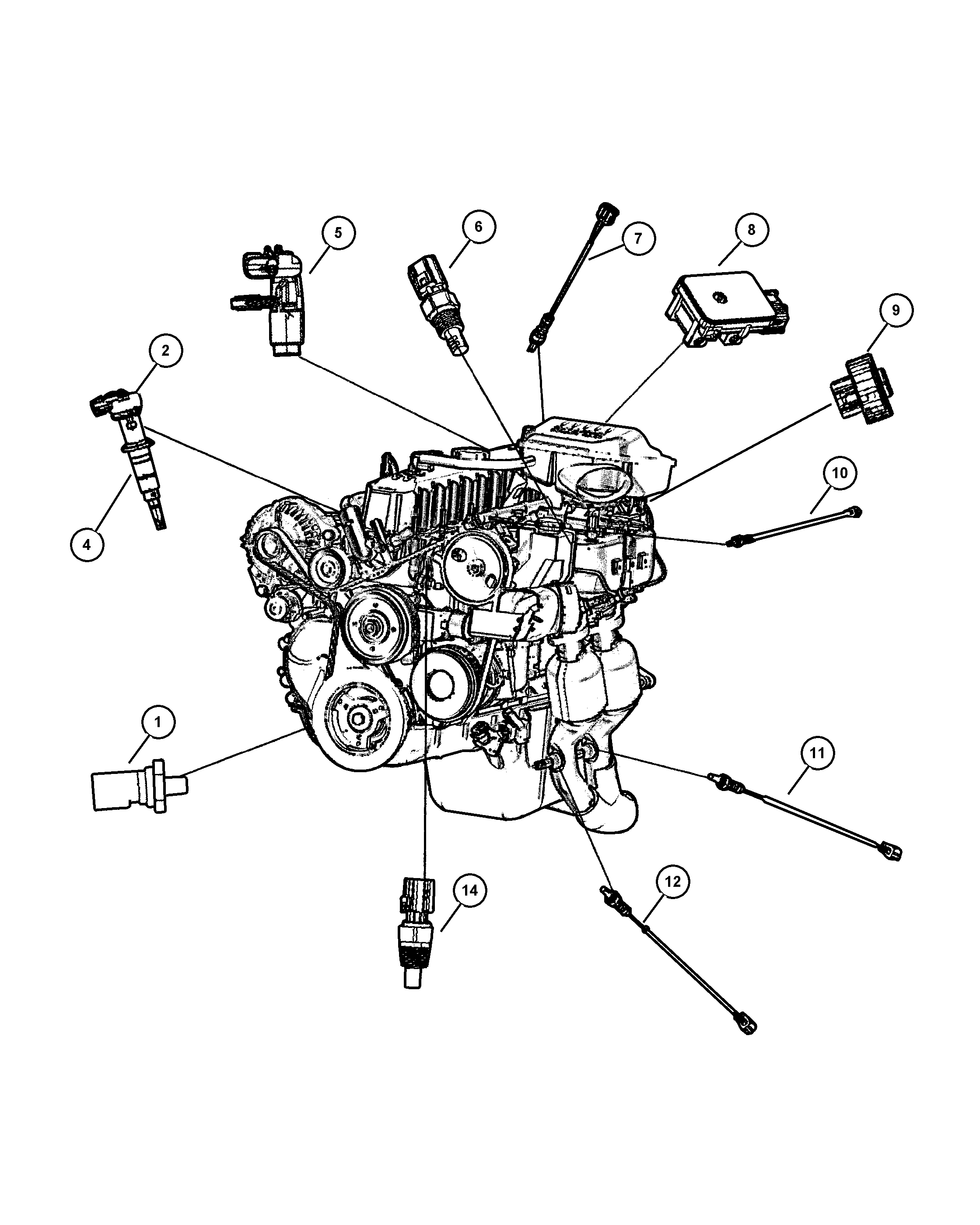 Chrysler 56041 887AA - Lambda Sensor autospares.lv