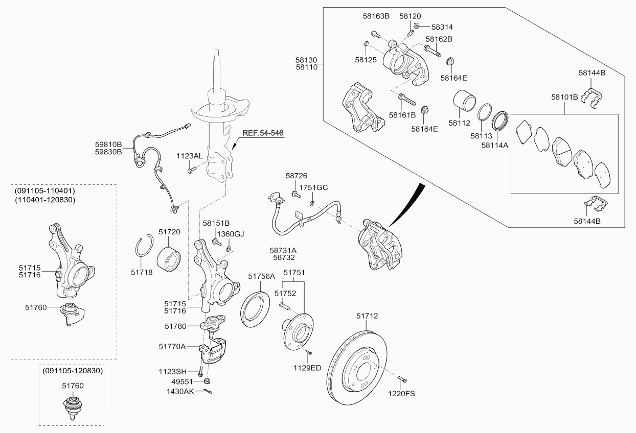 Buessing 51712-1H100 - Front axle: 2 pcs. autospares.lv