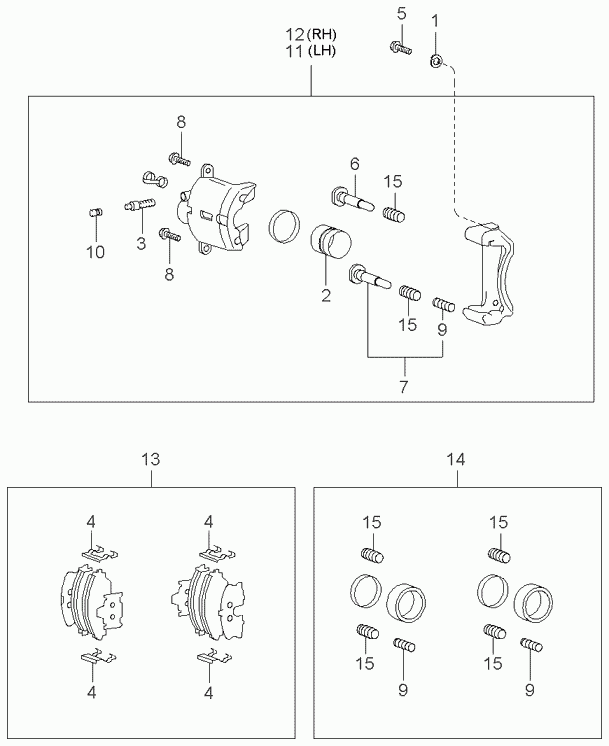 Hyundai 58101-3CA80 - Brake Pad Set, disc brake autospares.lv