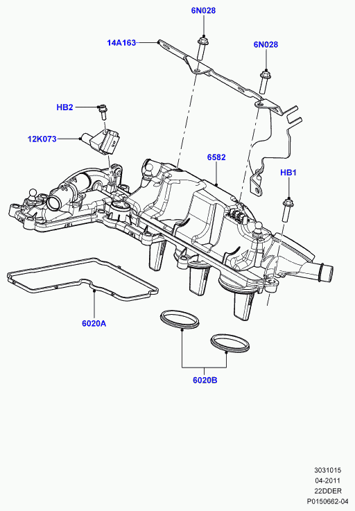 Rover LR016847 - Sensor, camshaft position autospares.lv