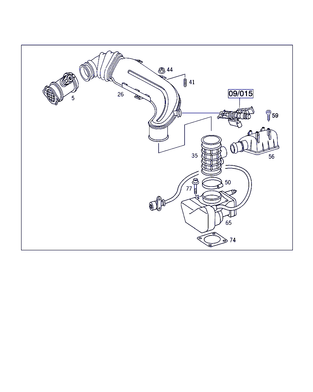 Mercedes-Benz A 000 094 05 48 - Air-mass sensor,throttle valve actuator; used with motronic: 001 pcs. autospares.lv