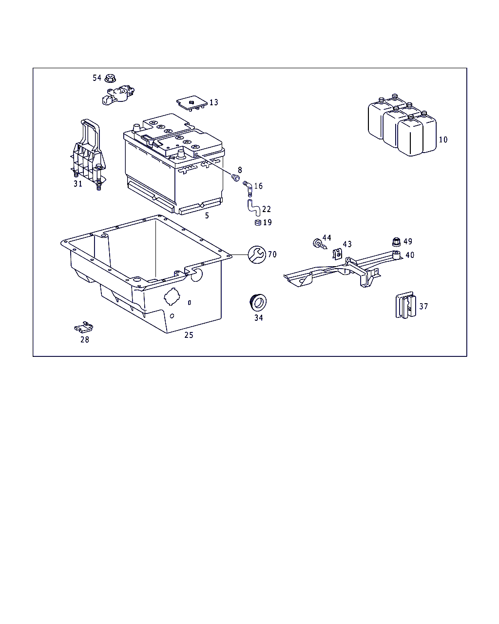 Kässbohrer A 003 541 75 01 - Starter Battery autospares.lv