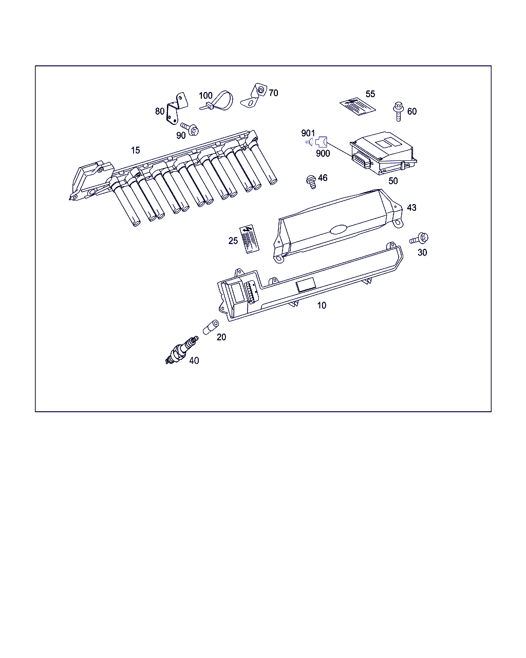 Smart A 004 159 14 03 - Ignition system: 012 pcs. autospares.lv