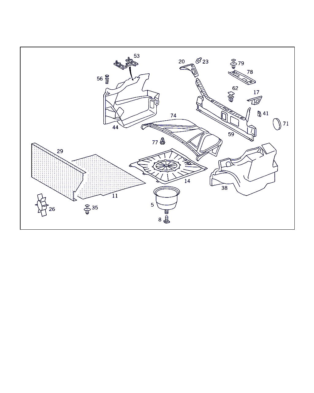 Mercedes-Benz A 000 990 54 92 - Expanding Rivet autospares.lv