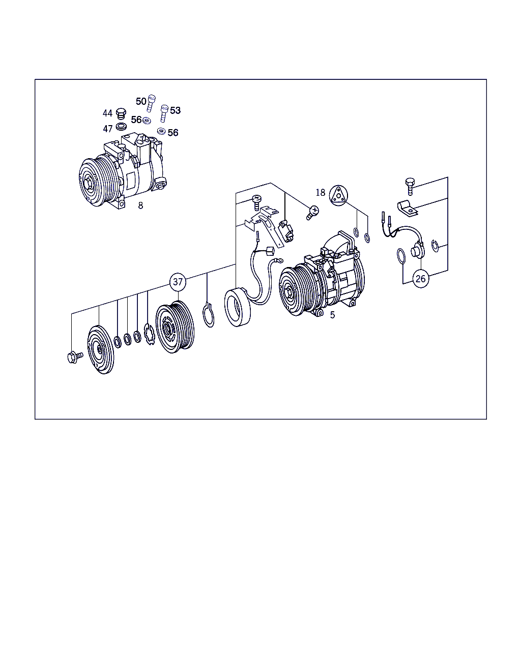 Dodge A 000 230 39 11 - Refrigerant compressor: - pcs. autospares.lv