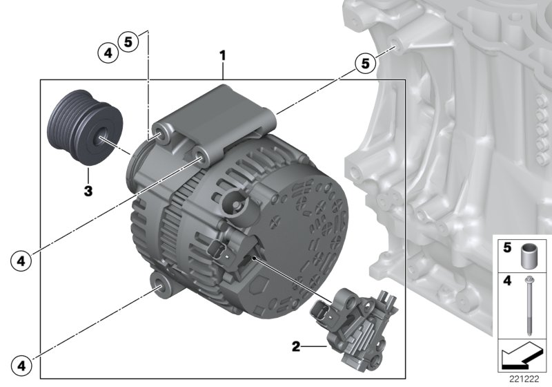 BMW 12 31 7 575 518 - Alternator 150a: 1  pcs. autospares.lv