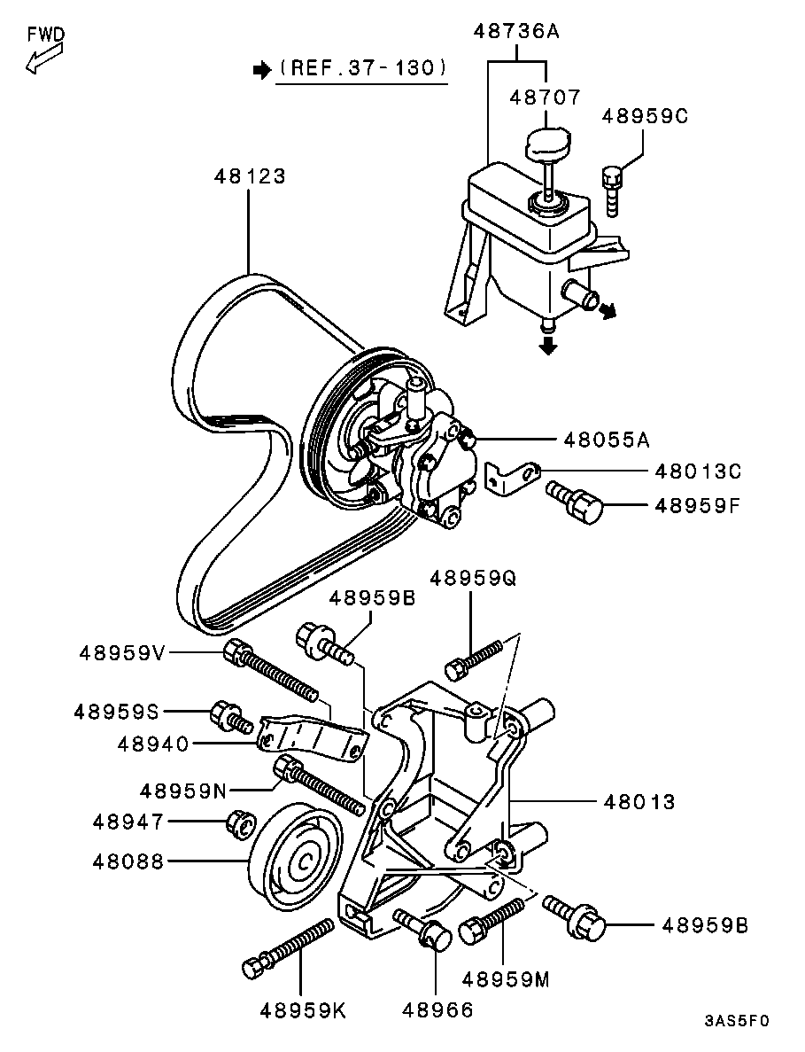 Volvo MD304887 - Steering - power steering oil pump: 01 pcs. autospares.lv