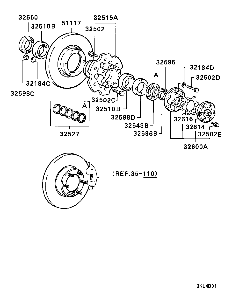 Mitsubishi MB297514 - Shaft Seal, wheel bearing autospares.lv