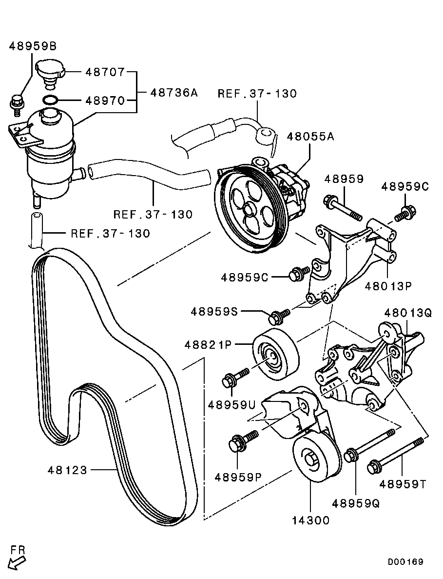 Hyundai 1340A094 - Steering - power steering oil pump: 01 pcs. autospares.lv