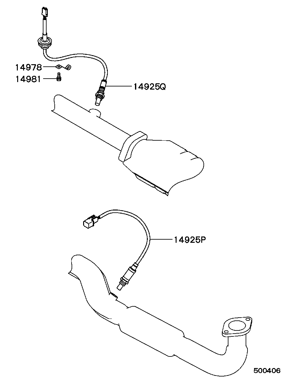 Mitsubishi MD327611 - Lambda Sensor autospares.lv