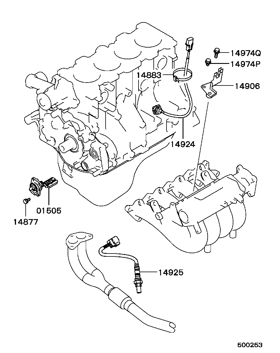 Chrysler MD300080 - Lambda Sensor autospares.lv