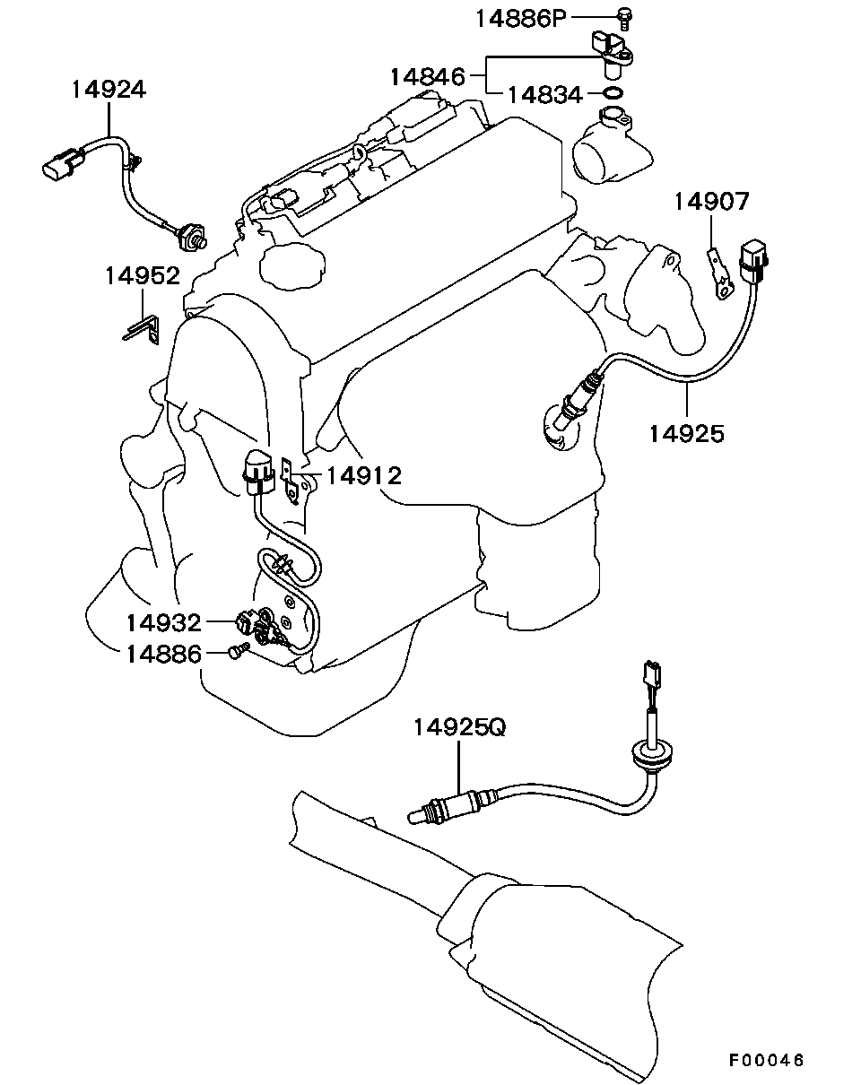 Mitsubishi 1588A021 - Lambda Sensor autospares.lv