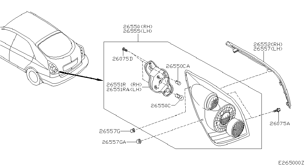 NISSAN 26717-AU210 - Bulb autospares.lv