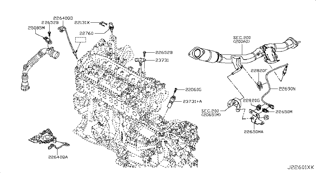 NISSAN 2373100Q0M - Sensor, camshaft position autospares.lv