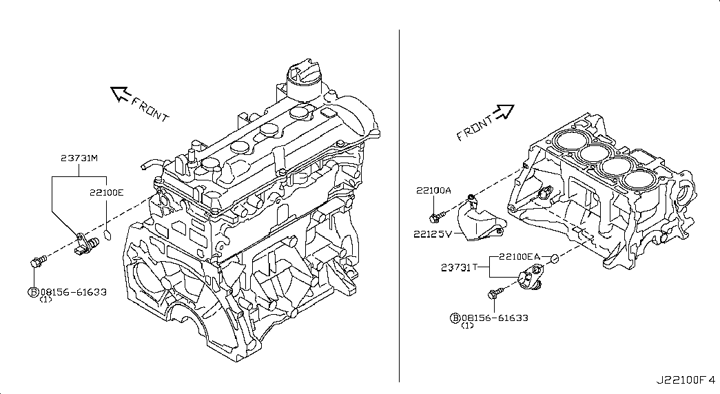 NISSAN 23731 ED01A - Sensor, crankshaft pulse autospares.lv