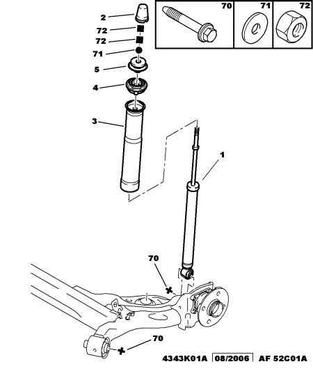 CITROËN 5206 EE - Rear shock absorber: 02 pcs. autospares.lv