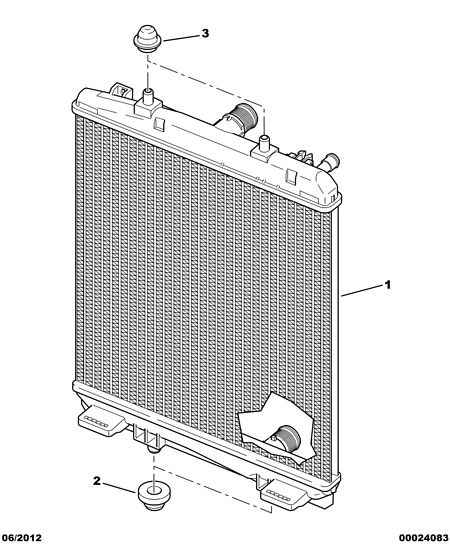 CITROËN 1330.P3 - Cooling radiator: 01 pcs. autospares.lv