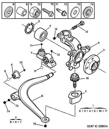Vauxhall 3 52 378 - Front pivots and hubs-hub bearing: 02 pcs. autospares.lv