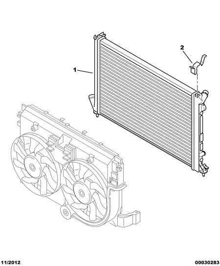 PEUGEOT 1301.GE - Cooling radiator: 01 pcs. autospares.lv