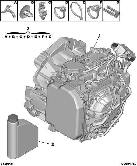 CITROËN 9730.AE - Automatic gearbox: 01 pcs. autospares.lv
