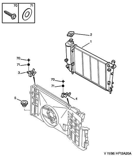 PEUGEOT (DF-PSA) 1306 C7 - Cooling radiator: 01 pcs. autospares.lv