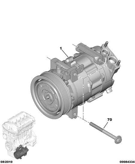 DS 96 768 623 80 - Air conditioned compressor detail: 01 pcs. autospares.lv