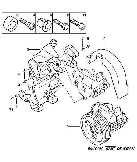 PEUGEOT 4007 L7 - Power steering pump: 01 pcs. autospares.lv