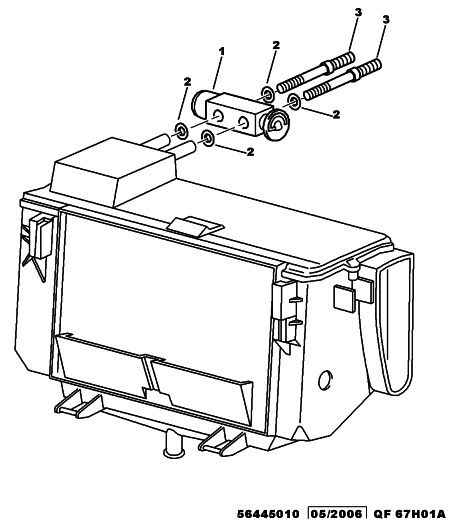 CITROËN 6461.A1 - Evaporator - pressure relief valve: 01 pcs. autospares.lv