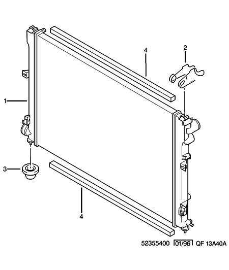 FIAT 1301 Y7 - Cooling radiator: 01 pcs. autospares.lv