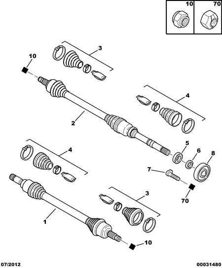 CITROËN 3272 8E - Driveshaft: 01 pcs. autospares.lv