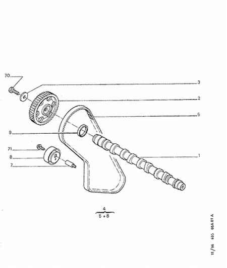 CITROËN/PEUGEOT 0829 29 - Camshaft -timing gears: 01 pcs. autospares.lv