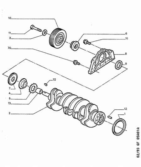 Alfa Romeo 0127 28 - Crankshaft-pulley: 01 pcs. autospares.lv