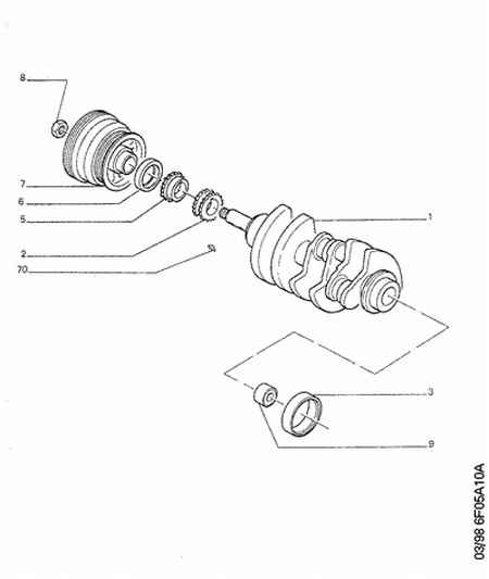 CITROËN/PEUGEOT 0514 50 - Crankshaft-pulley: 01 pcs. autospares.lv