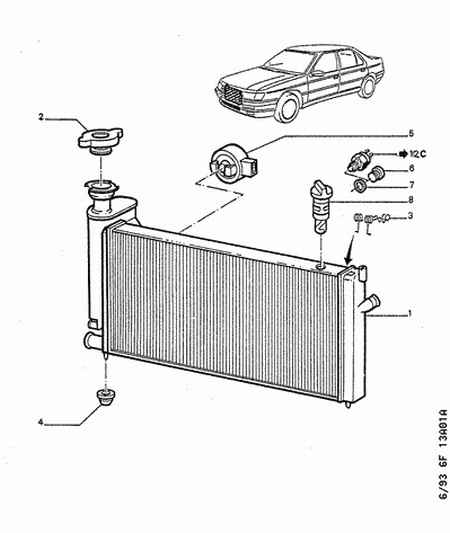 DS 1300 L9 - Cooling radiator: 01 pcs. autospares.lv