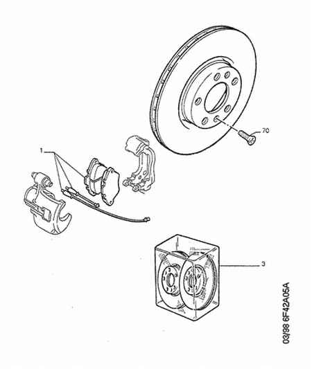 CITROËN/PEUGEOT 4246 N8 - Front discs and pads: 01 pcs. autospares.lv