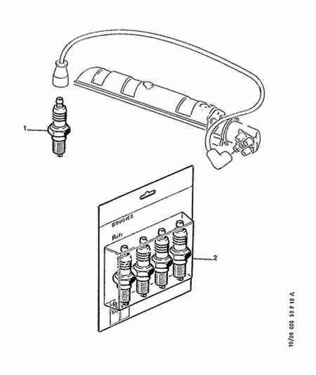 CITROËN 5962 R4 - Spark Plug autospares.lv