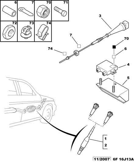 PEUGEOT 1628 P6 - Lambda Sensor autospares.lv