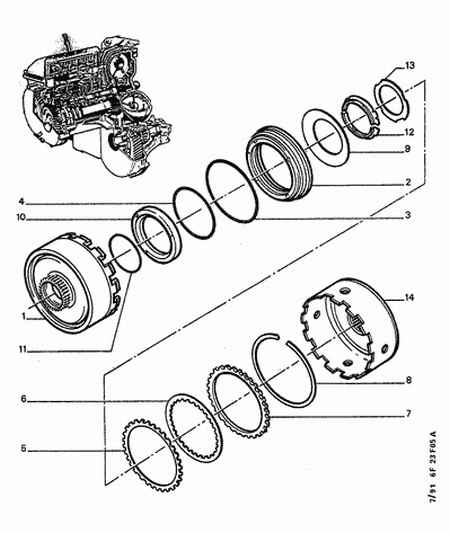 VW 23-0778 - Automatic gearbox innenal detail: 02 pcs. autospares.lv