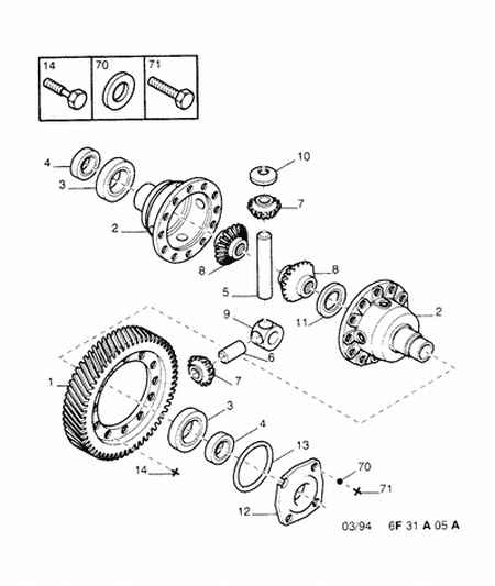 ARD 3103 60 - Front differential: 01 pcs. autospares.lv