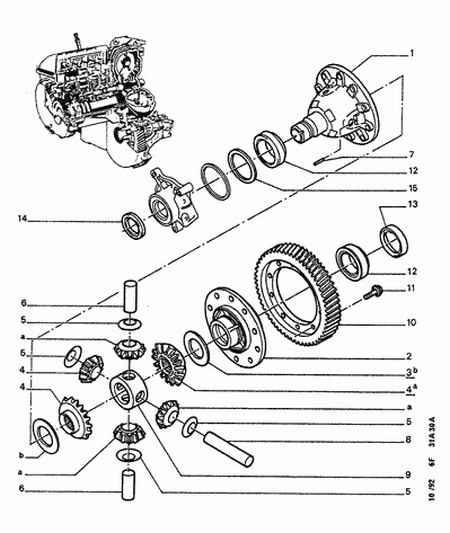 ARD 3108 37 - Front differential: 02 pcs. autospares.lv