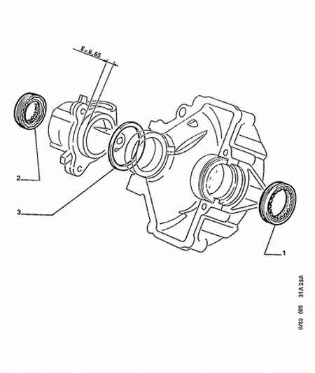 ARD 3121 44 - Front differential: 01 pcs. autospares.lv
