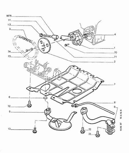 CITROËN/PEUGEOT 1028.12 - Oil pump: 01 pcs. autospares.lv