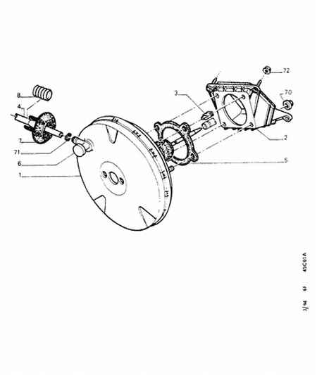 Daco 4536 08 - Brake booster or brake servo unit: 01 pcs. autospares.lv