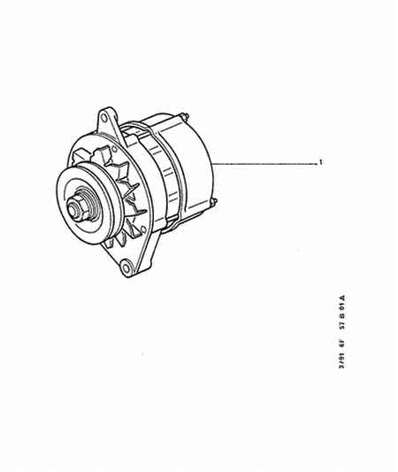 PEUGEOT 5705.A2 - Alternator: 01 pcs. autospares.lv