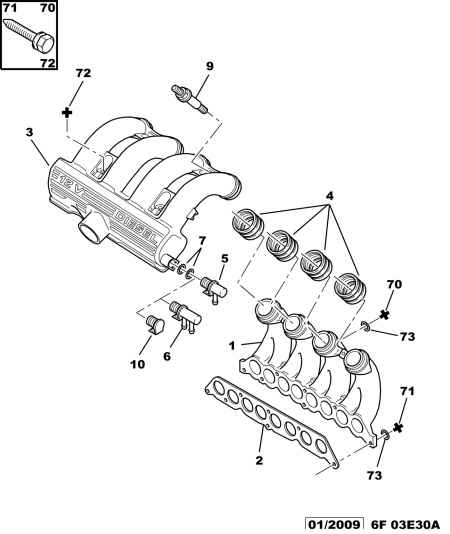 QH Benelux 0325 12 - Intake manifold: 01 pcs. autospares.lv